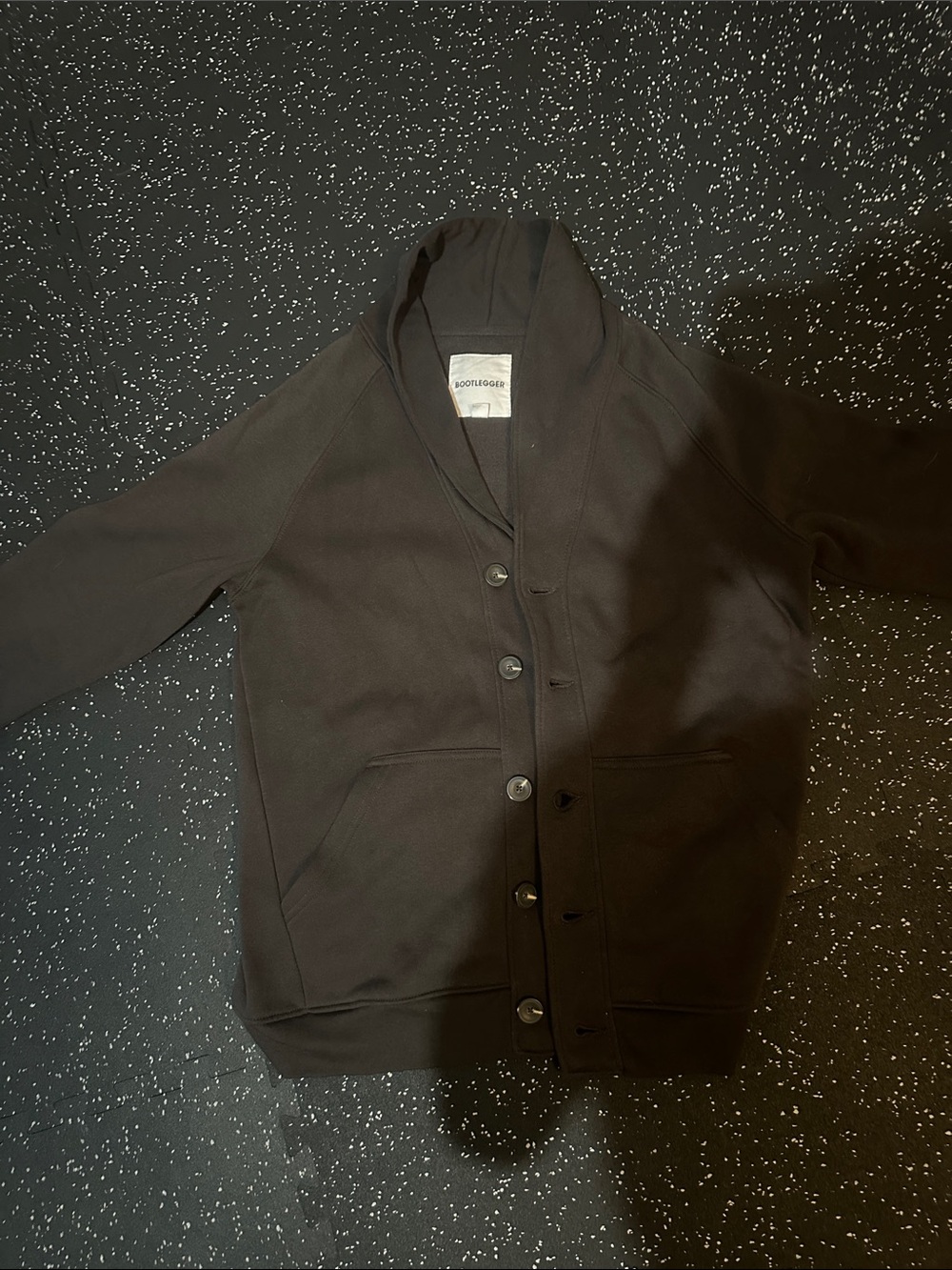 Women’s Black Button-Front cardigan